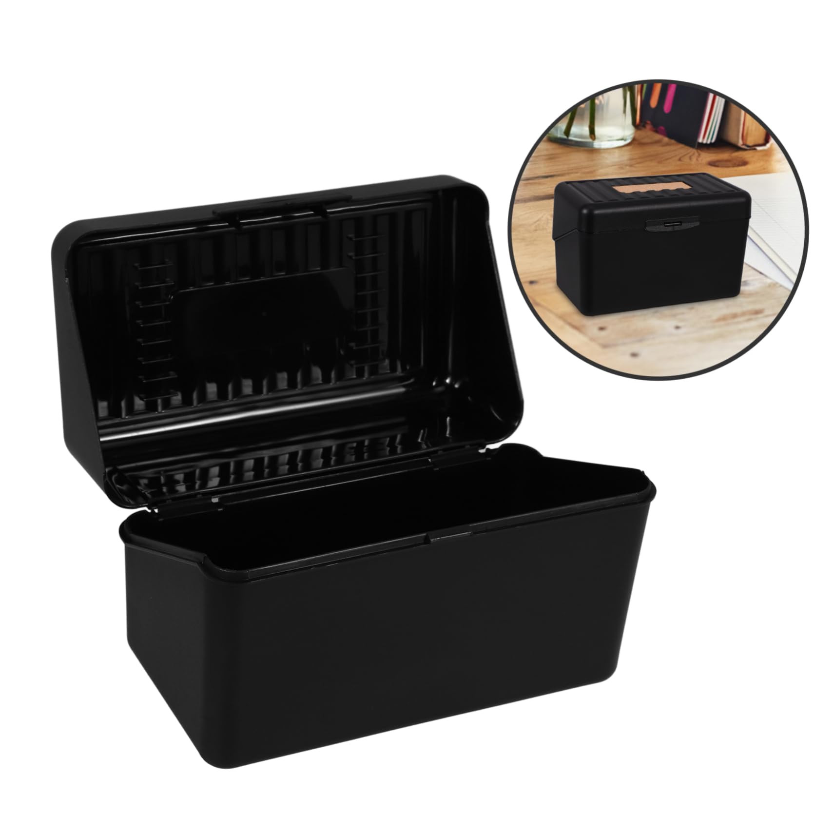 5stücke Indexkartenhalter Für Büro Und Zuhause Tragbare Visitenkarten-organizer Box Für Einfache Aufbewahrung Und Schnellen Zugriff Robustem Für Karten Und Notizen