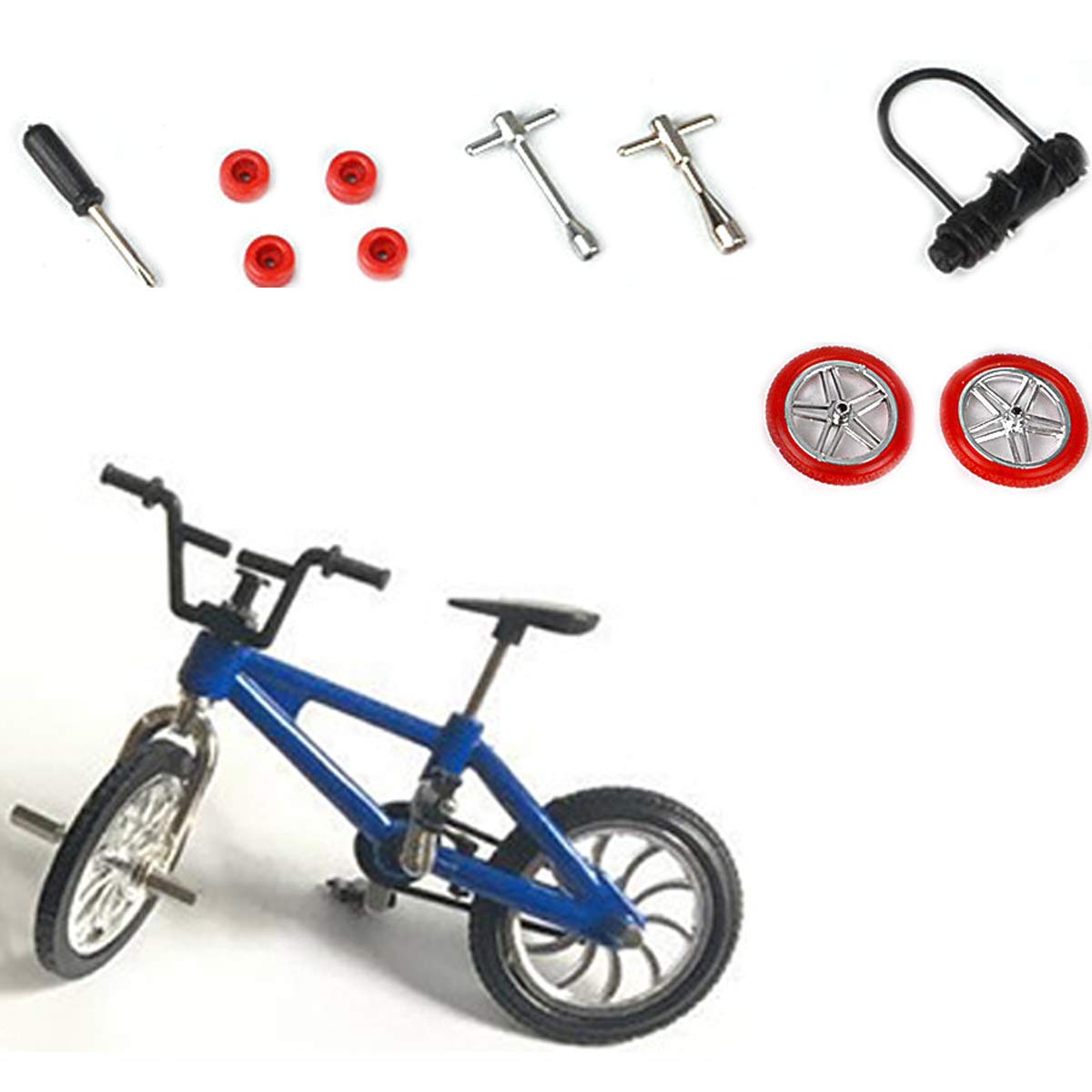 DeHasion Mini Skaget Borad Fingerboard Ramps Set Finger Toys with Ramps