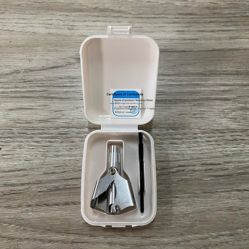 DeepCrush Men's Manual Nose Hair Trimmer - Stainless Steel Nose Hair Trimmer - Full Body Wash