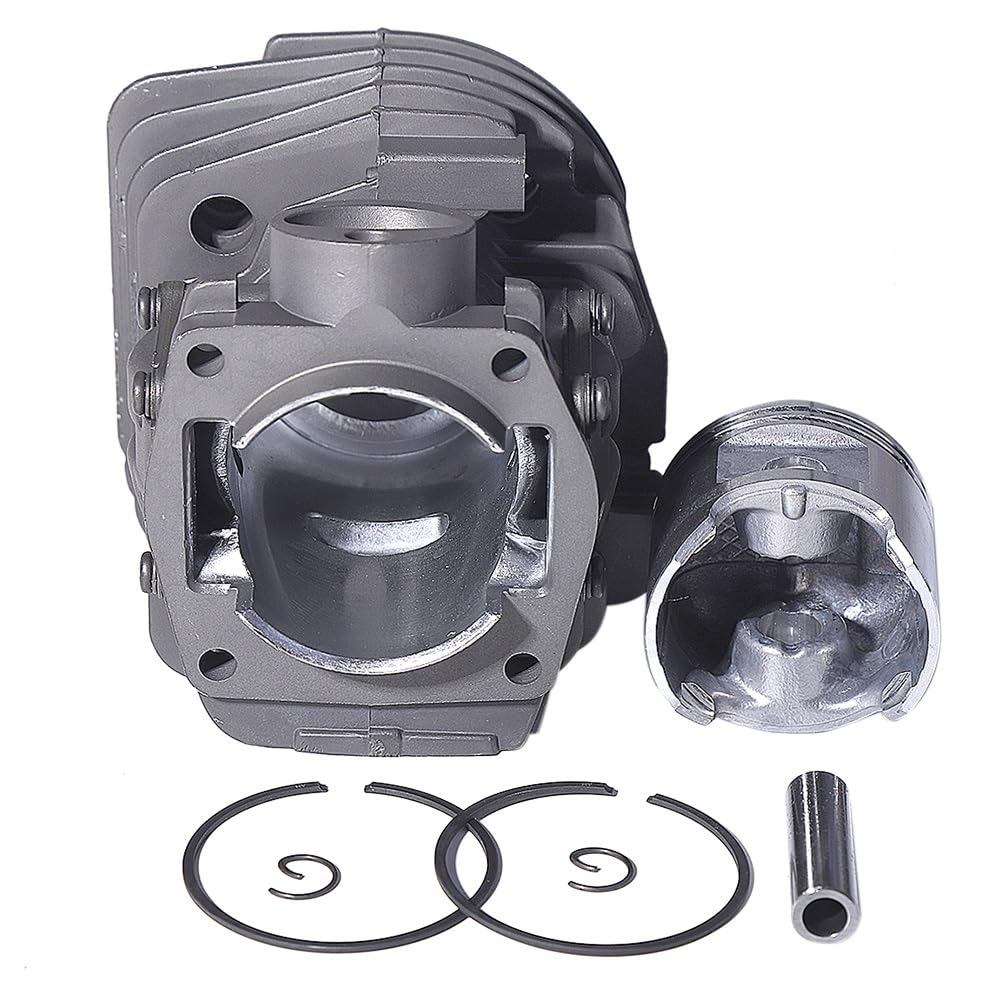 Piezas de Herramientas Kit de Filtro de Aire de silenciador de Escape de pistón de Cilindro de 45mm for Husqvarna 353 346XP 350 repuestos de Motosierra de Gasolina Profesional
