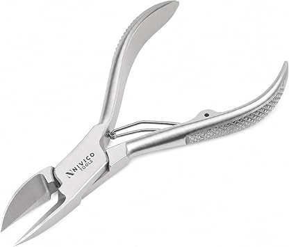 Premium Nail Cutter High-Carbon Stainless Steel Fingernail & Toenail Clipper Ultra-Sharp Precision Trimmer with Ergonomic Wide Lever & Built-In File for Men, Women & Salon