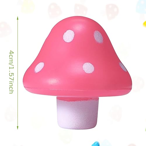 Miniatura 9 de Jerify Juguetes de hongos, mini bolas antiestrés, recuerdos de fiesta de hongos, bolas elásticas de espuma sintética de 1.57 pulgadas, juguetes para