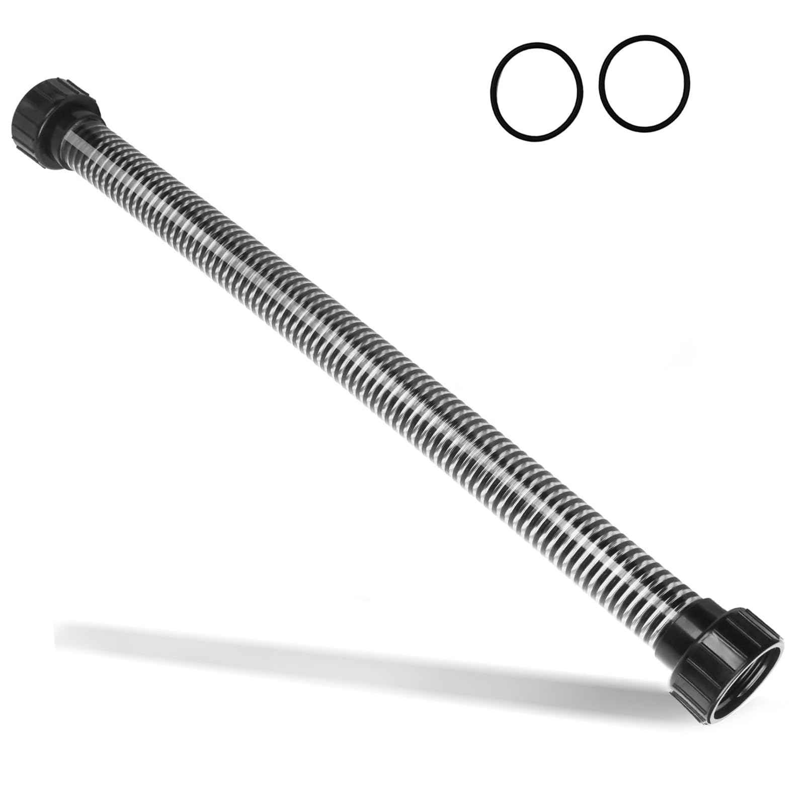 Professioneller oberirdischer Poolschlauch 155710 mit 2 integrierten O-Ringen für Sandfilterpumpen, einfacher Anschluss