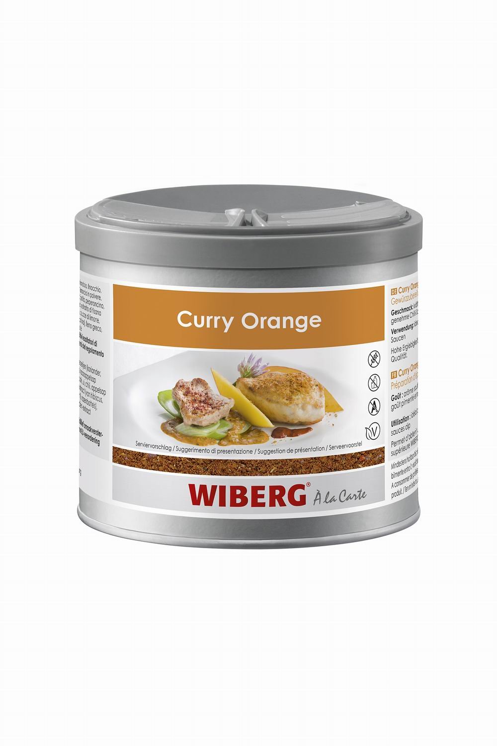 WIBERG - Curry Orange, Gewürzzubereitung - 280g - 4x
