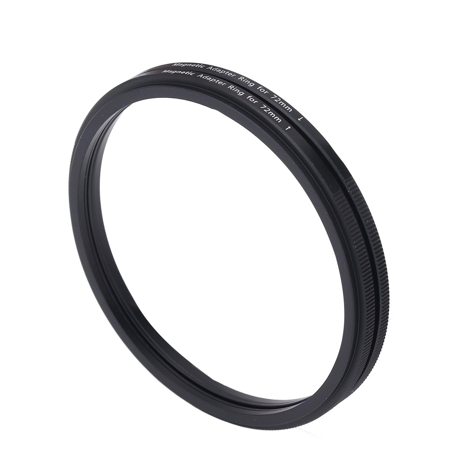 Anillo Adaptador de Filtro Magnético de 72 Mm, Adaptador de Anillo de Filtro de Lente de Aleación de Aluminio para Cámara, con Proceso de Moldeado CNC, Resistente a la Erosión y