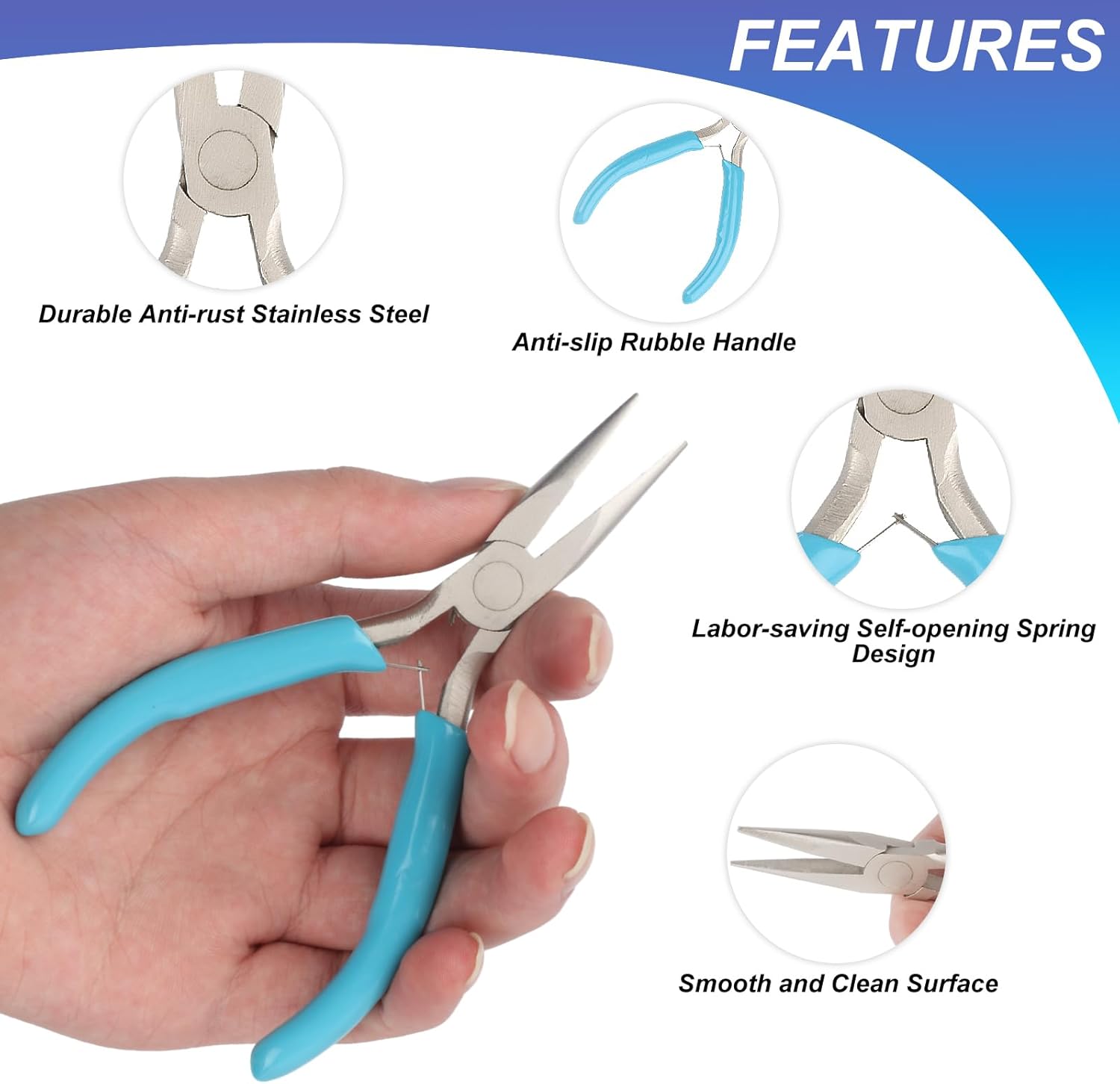 Needle Nose Pliers, Needle/Chain Nose Pliers for Jewelry Making, needle nose pliers for jewelry making