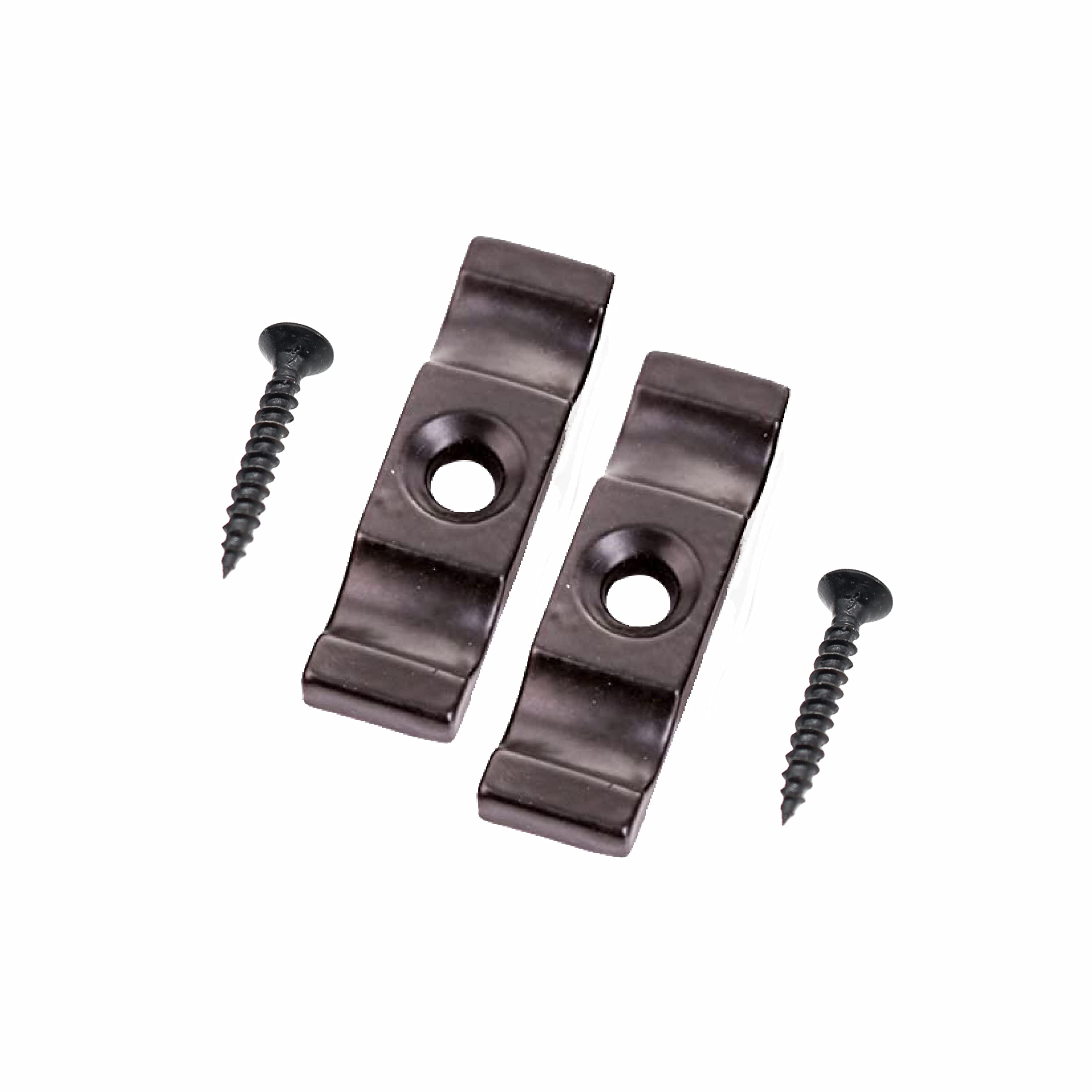 Sul Black Turn Button Latch, For Gates And Shed Door Turn Button Latch, Rabbit Hutch Cages, Thumb Turn Button With Fixing Screw - 50 Mm (2)