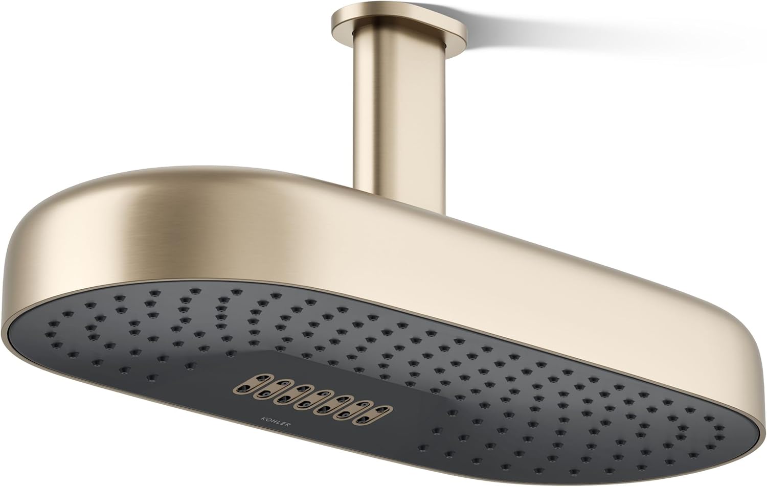 Kohler 26297-BV Statement® Oblong 18" two-function rainhead, 2.5 gpm, Vibrant Brushed Bronze