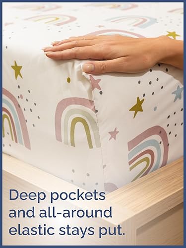 Miniatura 6 de Juego de sábanas de lunares para niños, tamaño Queen, sábanas divertidas para camas Queen, sábanas para niños pequeños y adolescentes