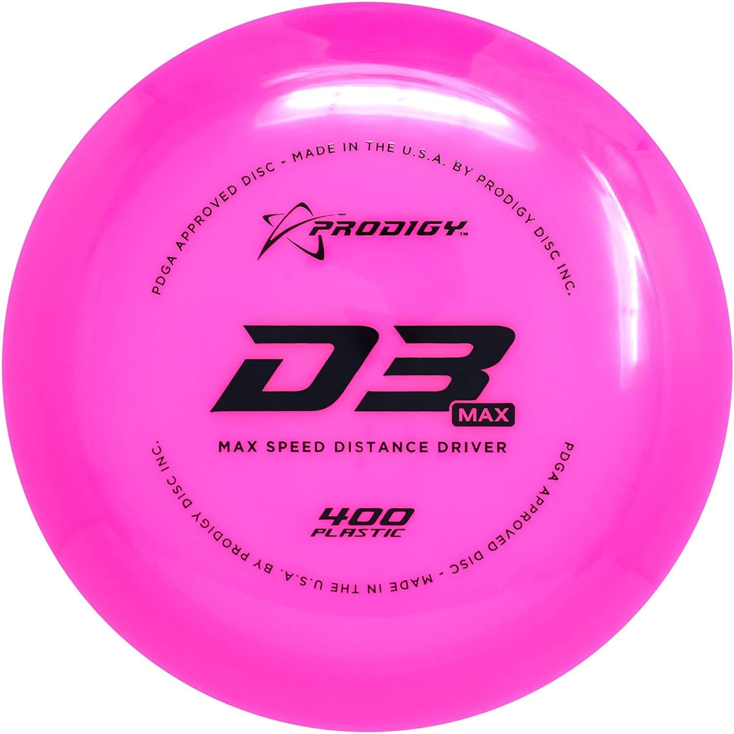 Prodigy Disc 400 D3 Max | Understable Disc Golf Distance Driver | Extremely Durable | Fast Flight with Lots of Glide | (Colors May Vary)