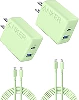 Vista 12 de Anker Cargador para iPhone 17/16, paquete de 2 bloques de cargador USB C rápido de 20 W, para iPhone 17/16/16 Pro Max/15 Series/iPad Pro y más