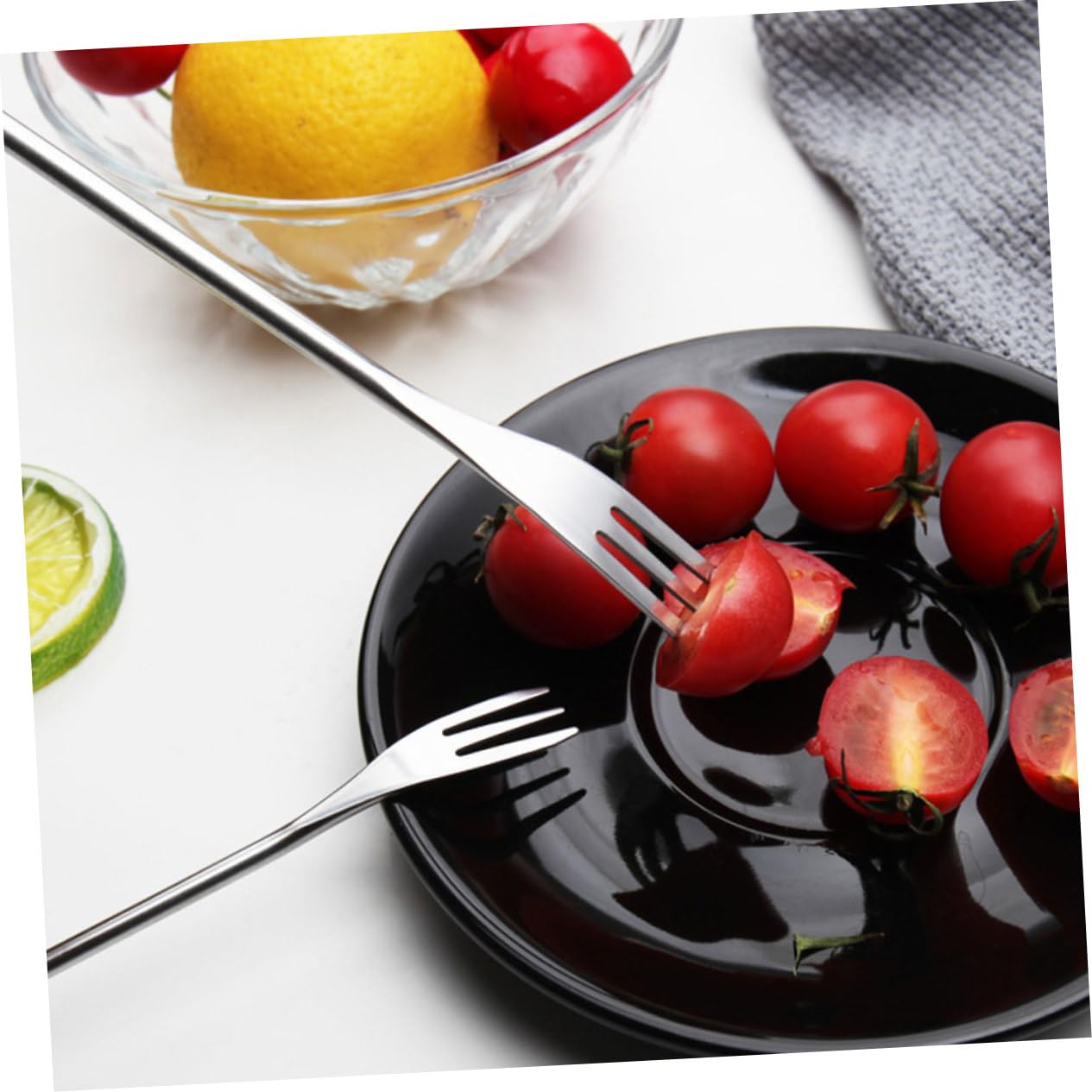 KICHOUSE 12pcs Chocolate Fondue Fork Fondue Dipping Forks Kabob Sticks Chocolate Dipping Forks Handle Fondue Forks Fondue Skewers Bbq Fork Helpful Fruit Forks Fondue Sticks Stainless Steel