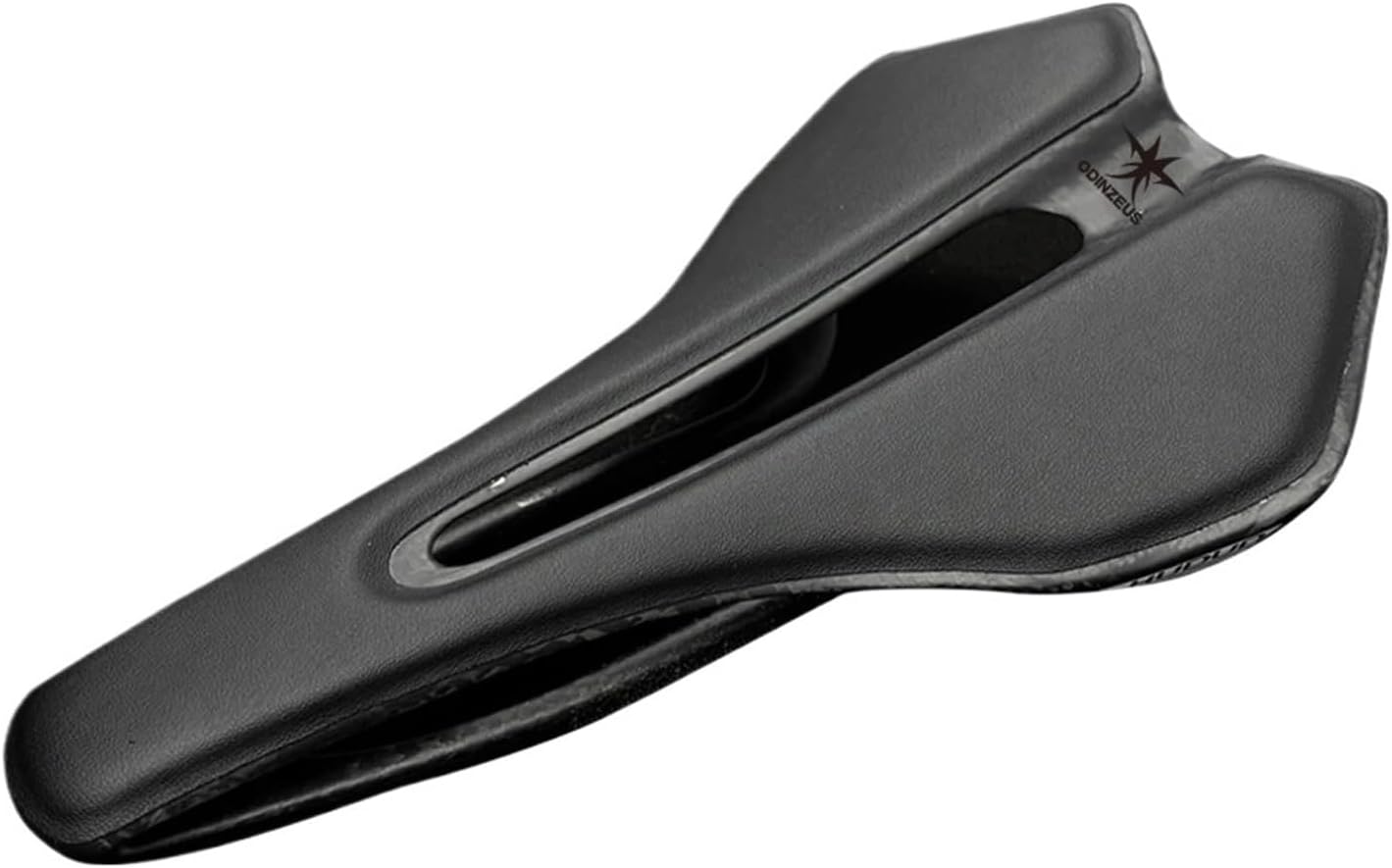 Hollow-Out Design Carbon Fiber+Artificial Leather Road Saddle 95g, Breathable Comfort Bike Seat Cushion