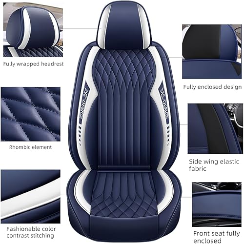 Miniatura 3 de Juego completo de fundas de cuero para Jeep Wagoneer 2022, 7 asientos, juego completo de fundas antideslizantes y resistentes a la suciedad,