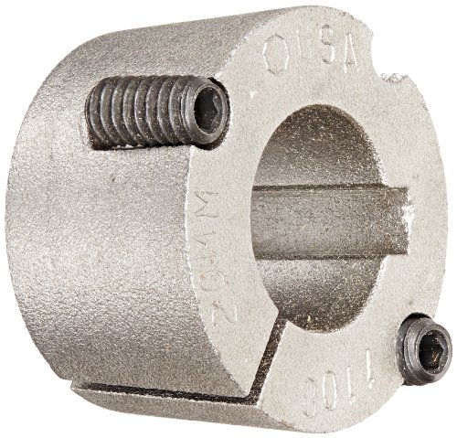Martin 1108 20MM Taper Bushing, Sintered Steel, Metric, 20 mm Bore, 38.37 mm OD, 22.22 mm Length