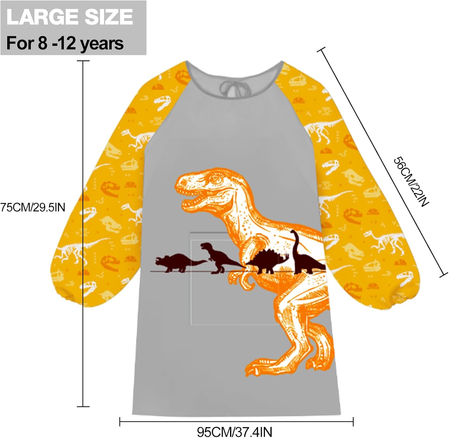 Sylfairy Kids Art Smocks for Painting, Waterproof Artist Rainbow Unicorn Aprons Paint Smocks Toddler Apron Smock for Child