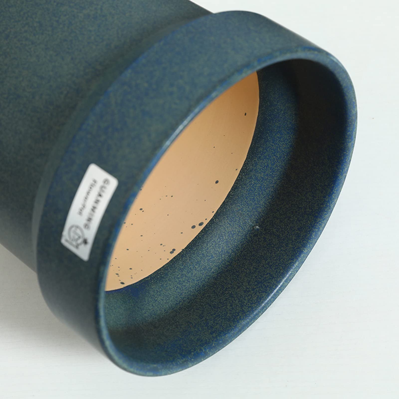 Vasi da Giardino Vasi per Piante in Ceramica, Vaso da Fiori Moderno da 6,88/8,46 Pollici con Foro di drenaggio per la Decorazione di Interni ed Esterni di casa e Ufficio