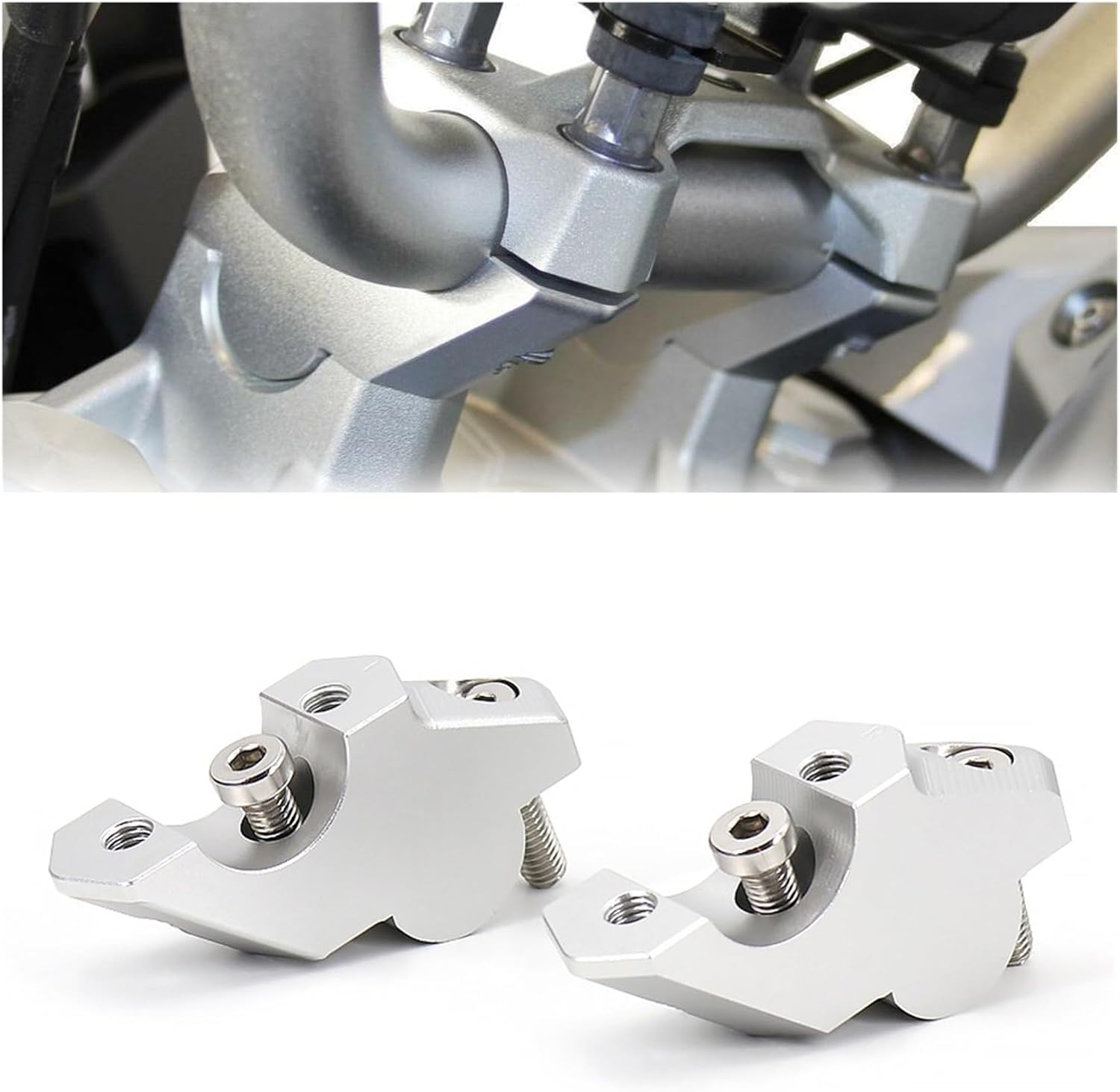 F900R F900XR F 900 R/XR Handlebar Risers Clamp Height up also Backward Extend Adapters with Bolts F850GS / Adventure