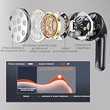 Wireless Earbuds Bluetooth Earphones, 60H Deep Bass Ear Buds with 6 Noise Cancelling Microphone, IP5 Waterproof in Ear Headphones for iPhone Android Sports Gaming (Black) - 4