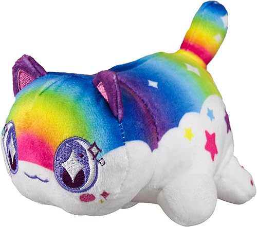 Miniatura 4 de Womise Juguete de peluche de gato Mee Meows, peluche de comida para gatos, lindo animé de dibujos animados de gato de peluche, almohada de peluche
