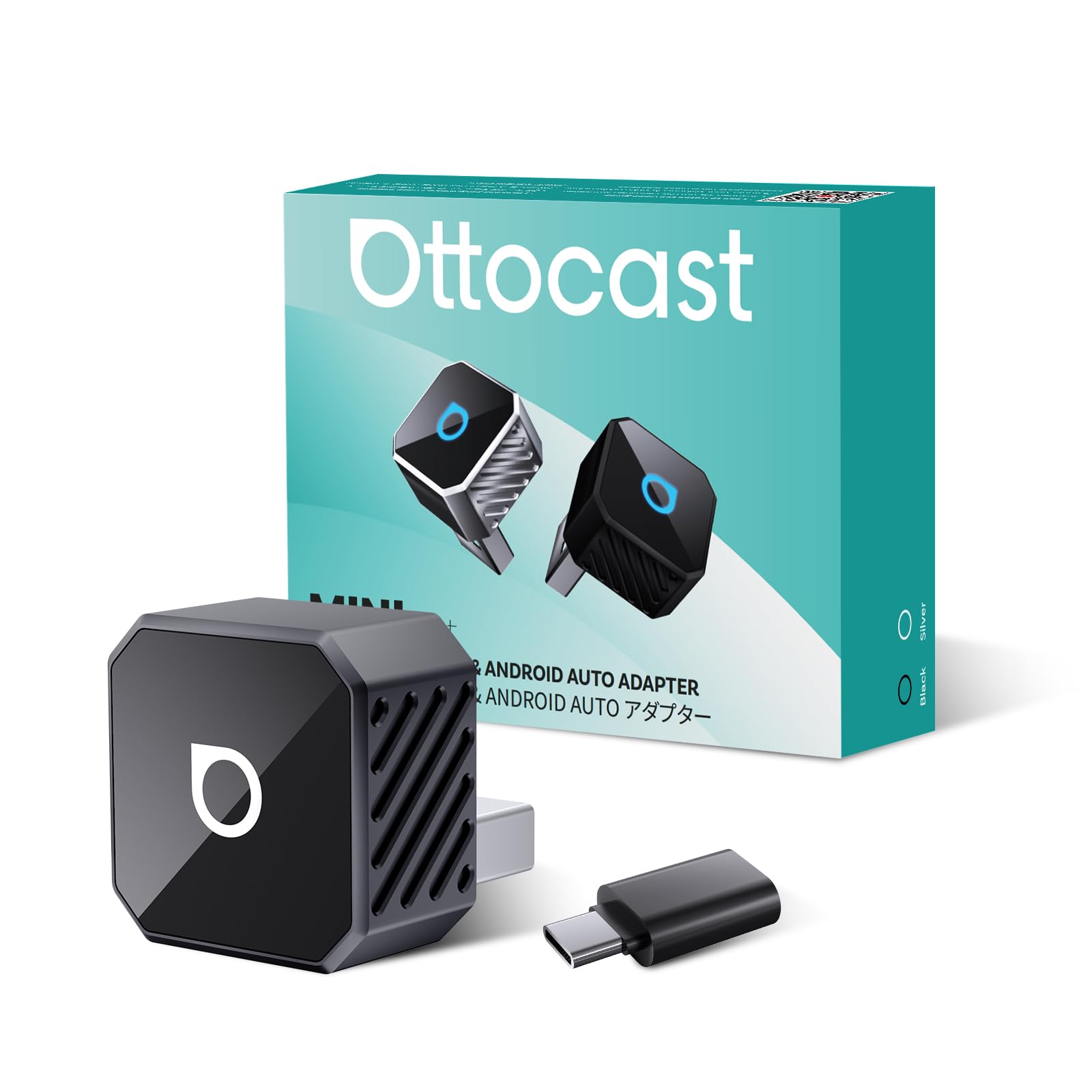 ottocast オットキャスト　PCS35 アンドロイドカーアダプター Amazon | 【公式】オットキャスト Ottocast Mini Pot USB-A 【A→C変換