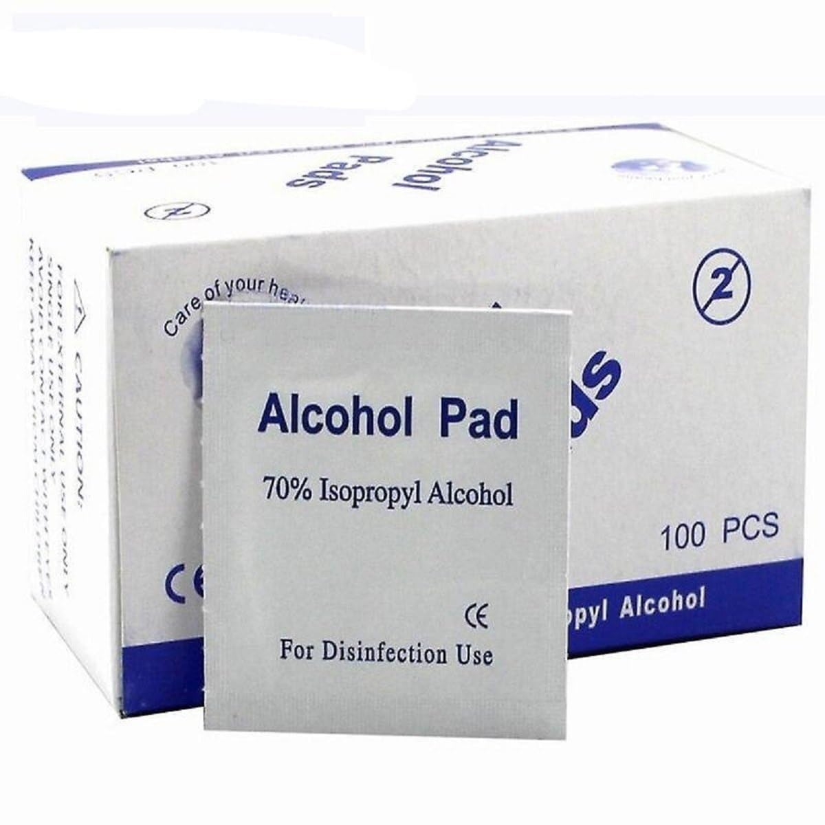 Nail Prep Cleanser Pads, Pack of 100 Individually Wrapped Alcohol Pads for Nails, Lint-free Shine Wipes Tacky Layer Cleanser for Gel Polish & Builder Gel & Press ons All Manicure Pedicure-image-11