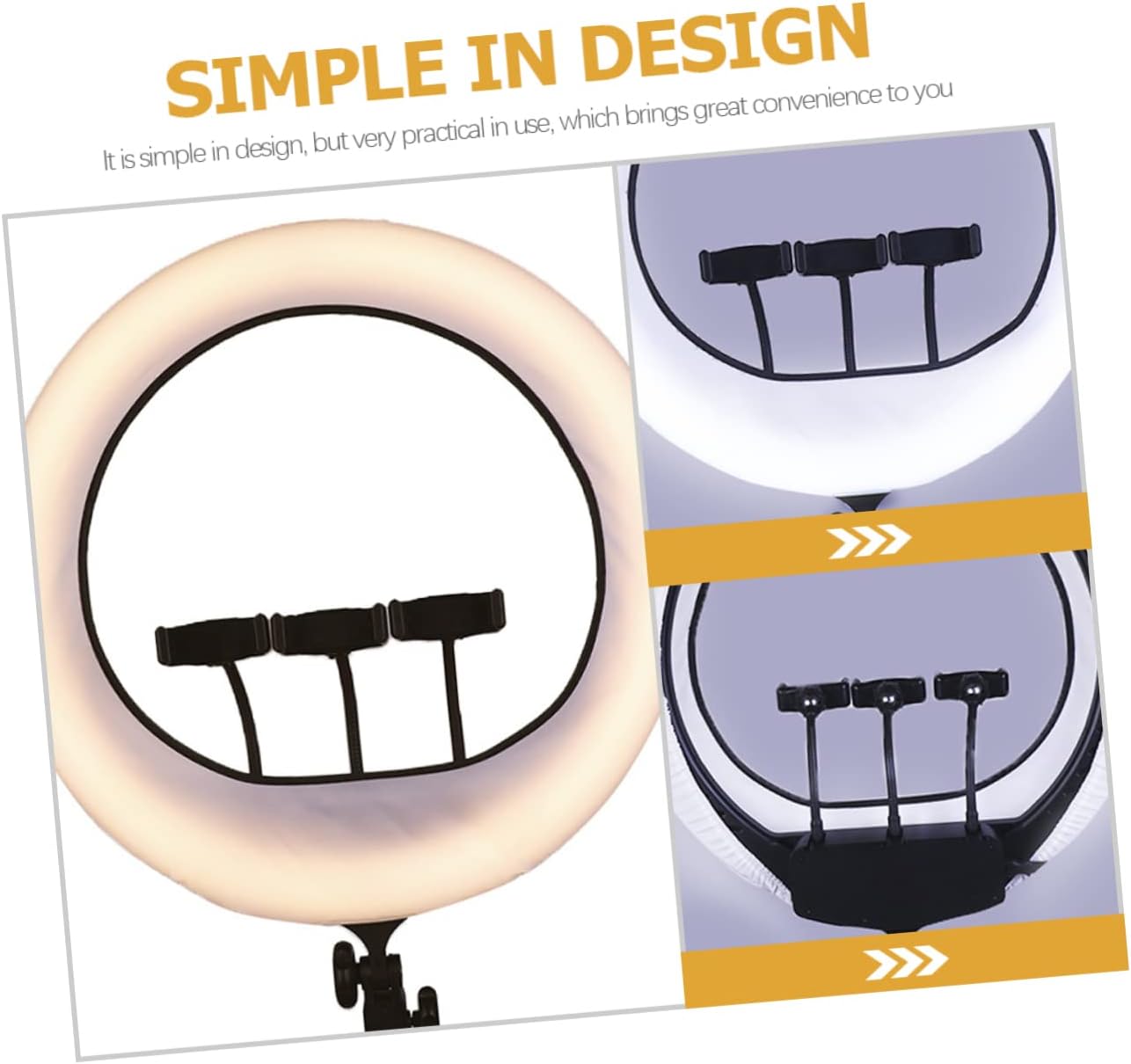 DOITOOL Light Diffuser for Ring Light Translucent Photography Reflector for Soft and Blunt Lighting for Portrait and Product Photography Lightweight and Easy