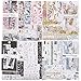 120 Stück Scrapbooking Sticker Set Vintage Washi Aufkleber Selbstklebend Retro Streifen Scrapbooking Aufkleber Dekorativ Sticker für DIY Scrapbook Zubehör Tagebuch Bullet Journaling Laptops usw.
