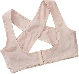 Sutiã Levanta Seios Corretor Postural Sutian Suporte (BR, Alfa, XG, Regular, Bege)