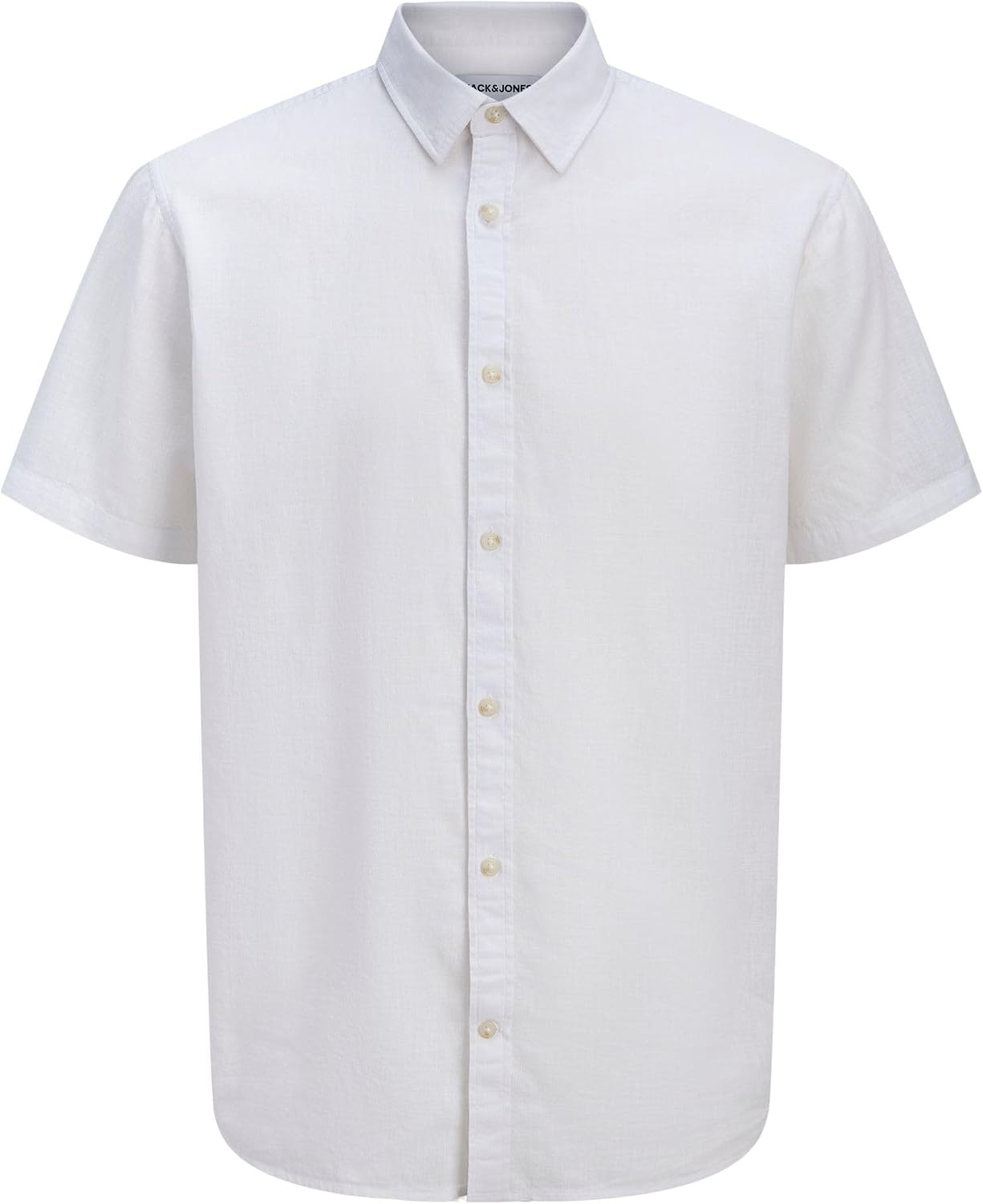 JACK & JONES Men’s Jjesummer Linen Blend Shirt S/S Sn Jjesummer Linen Blend Shirt S/S Sn (Pack of 1)