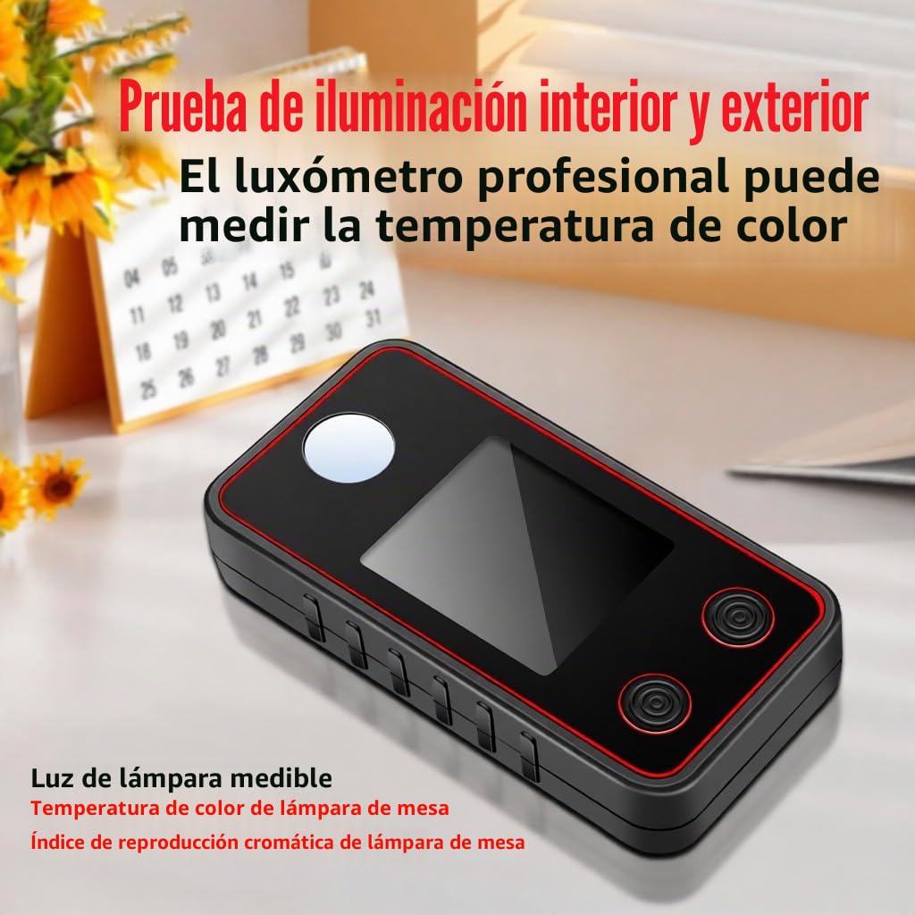 Medidor de temperatura de color, medidor de iluminación de alta precisión, 0,5-300000LUX, medidor de iluminación LED, dispositivo de medición fotográfico de luminancia