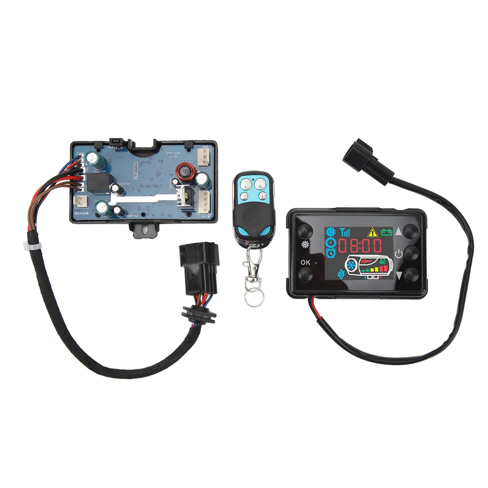 and Practical 12V 24V Heater Control Set LCD Monitor Switch Car Air ...