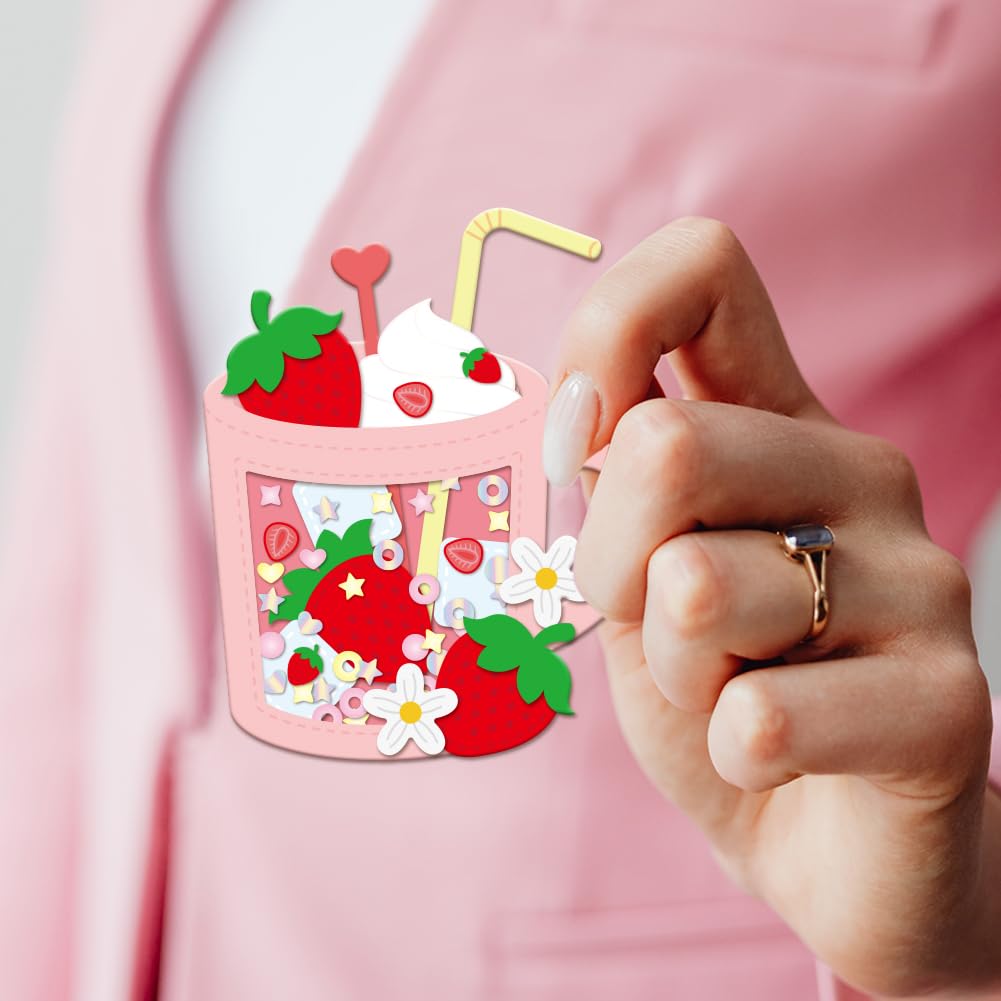 GLOBLELAND Set Da 3 Fustelle In Metallo A Forma Di Cesto Di Fragole E Frutta | Ideali Per Scrapbooking, Biglietti Fai Da Te E Album Fotografici