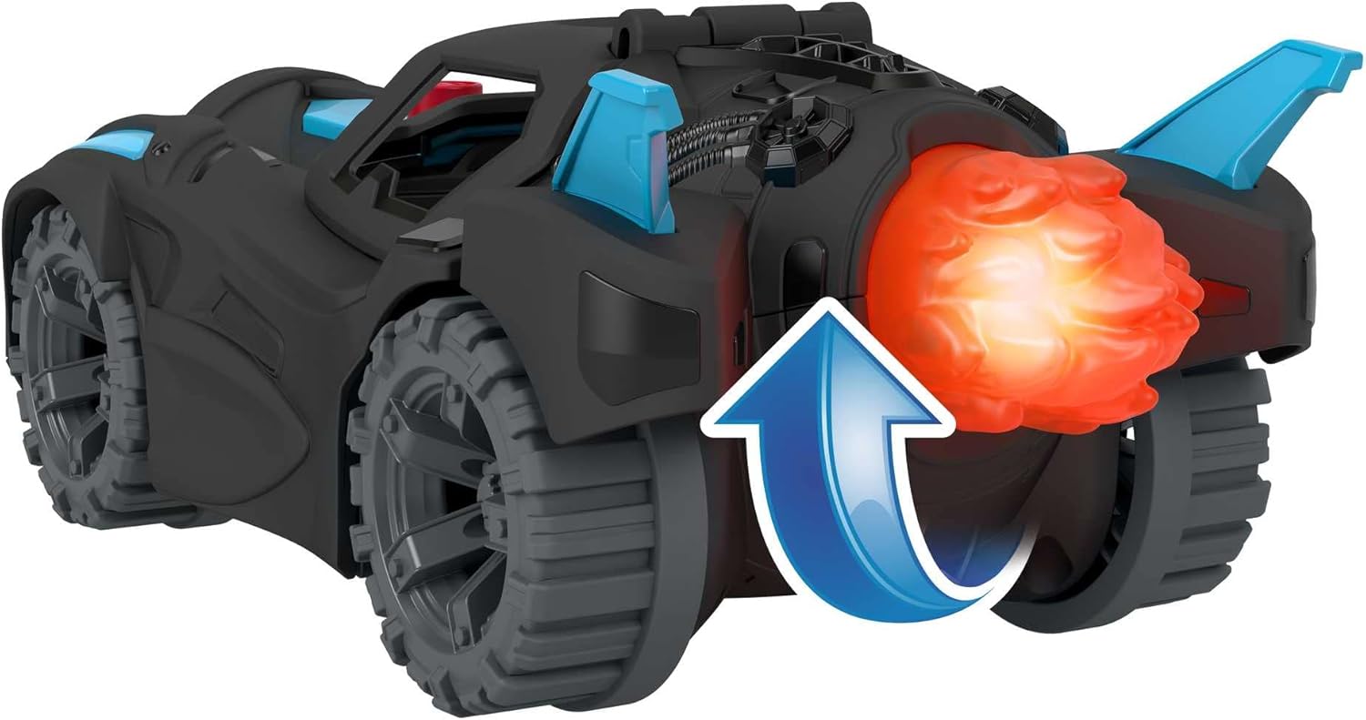 Imaginext DC Super Friends Batman Toys, Lights & Sounds Batmobile with Batman Figure for Preschool Pretend Play Ages 3-8 Years [ Exclusive] : Toys & Games