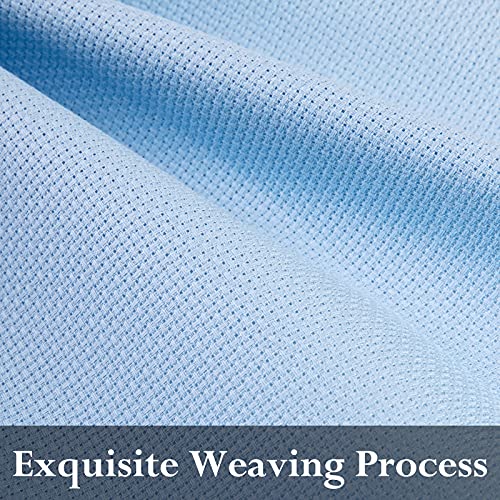 Canfoison 6 Pieces Aida Cloth 14 Count, Cross Stitch Fabric 6 Colors, 12 Inch By 18 Inch #TOP6