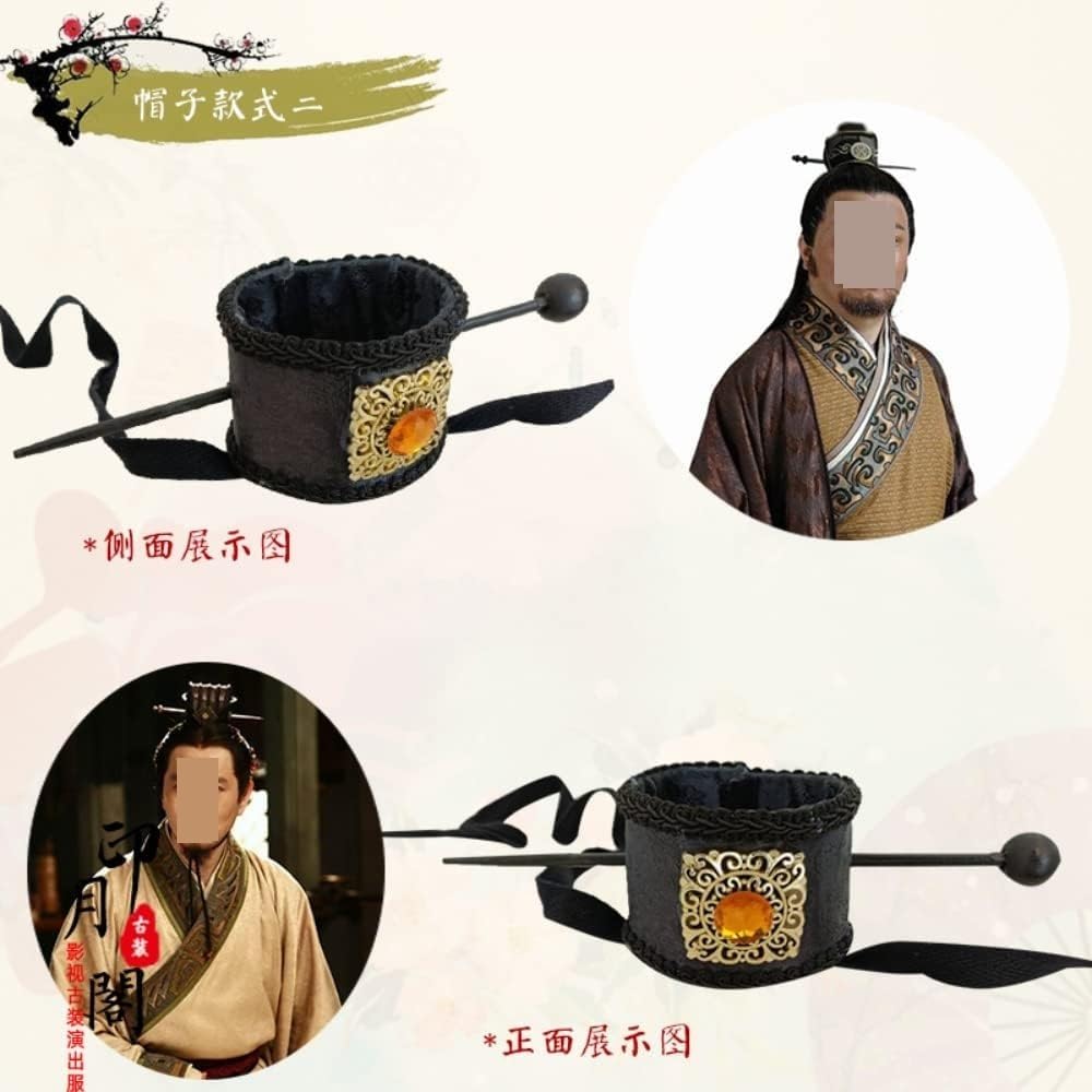 Hanfu Hat ， Starożytna czapka uczonych。 Hanfu Kostium chińskiego starożytnego mężczyzny Akcesoria do włosów Kapelusz Męski dodatek do ubrań z dynastii Song