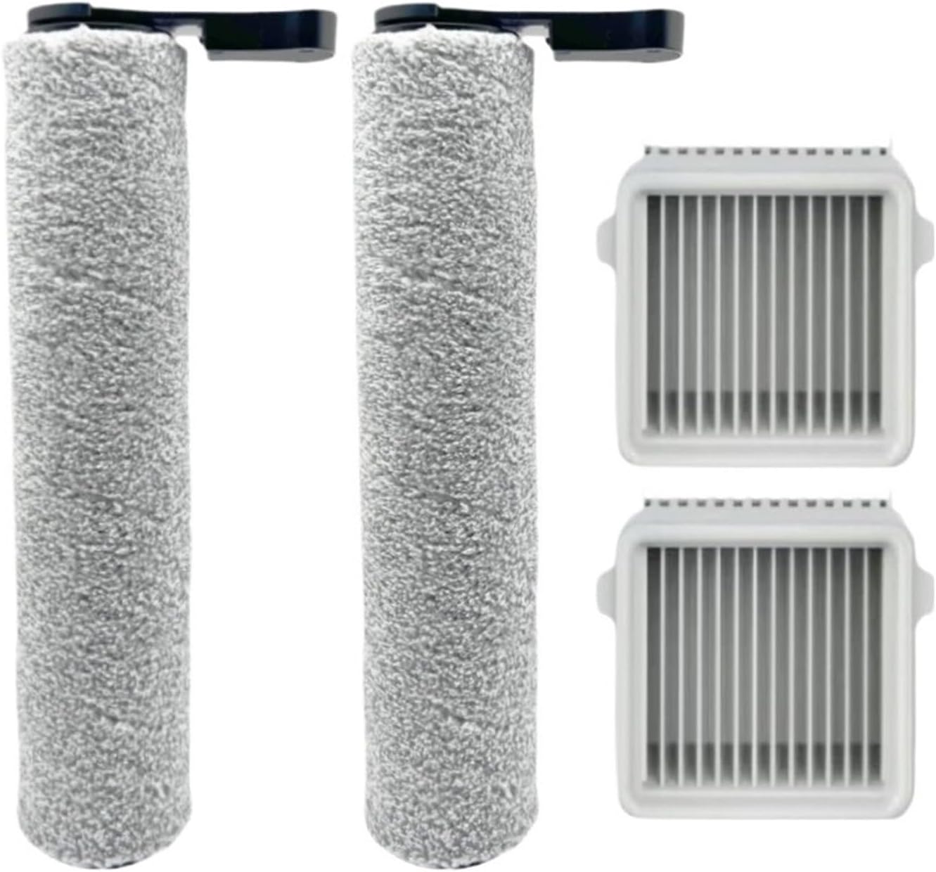 Part Original Roller Brush, Hepa Filter, Compatible for Proscenic F10, Wet and Dry Handheld Vacuum Cleaner(As Show)