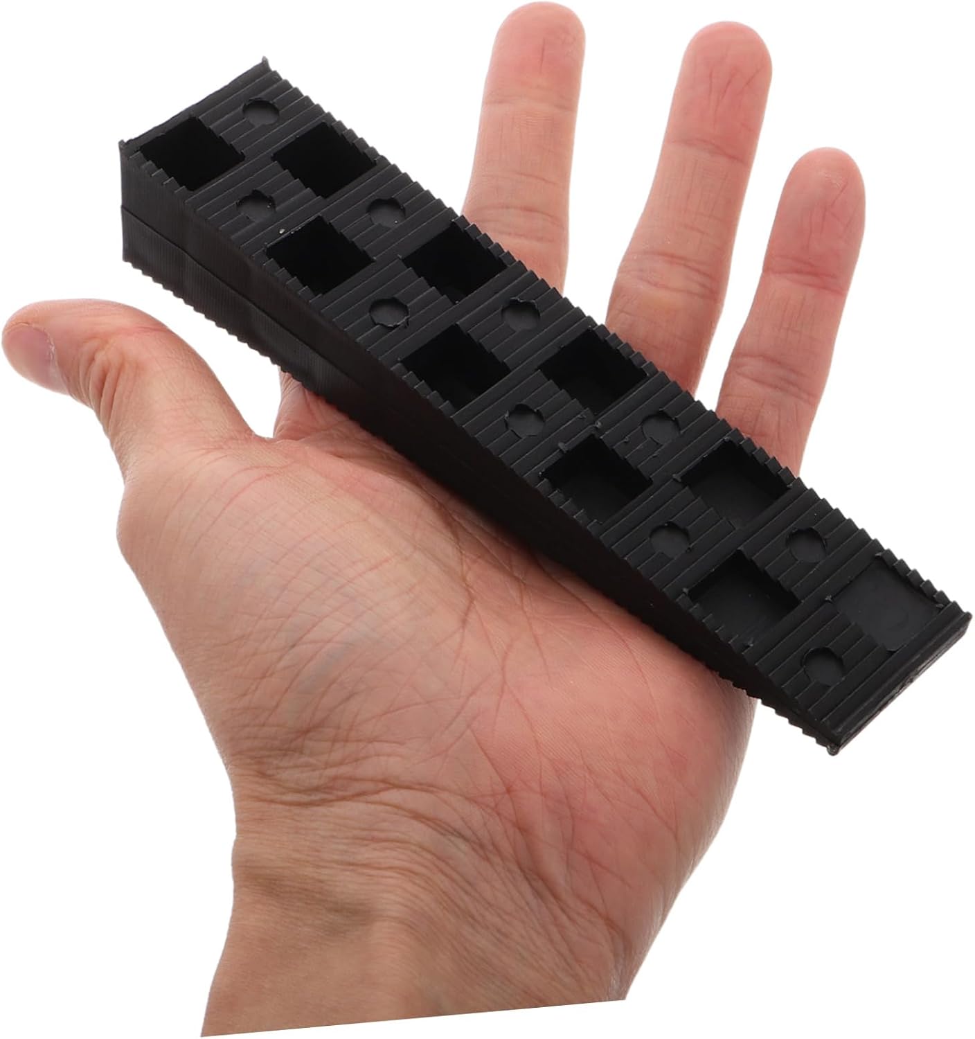 20pcs Durable Plastic Cushion Pads for Window and Door Leveling Multi Functional Wedges for Precise Furniture Alignment and Construction Projects Easy to Use Installation Shims