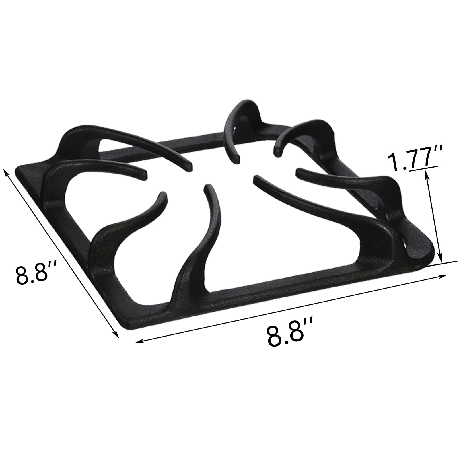 C2405 - Rejillas de hierro fundido para 4 quemadores, rejillas de estufa, piezas de repuesto para Frigidaire, Kenmore, piezas de estufa, rejillas de superficie superior de estufa, accesorios de