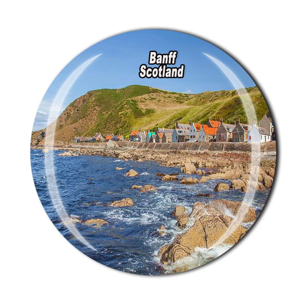 Banff Scotland Britain United Kingdom Fridge Magnet Souvenir Gift Refrigerator Magnetic Sticker