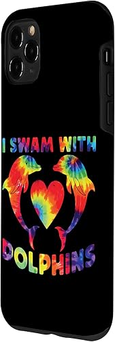 Miniatura 2 de Funda para iPhone 11 Pro Max Dolphin Tie Dye I Swam With Dolphins