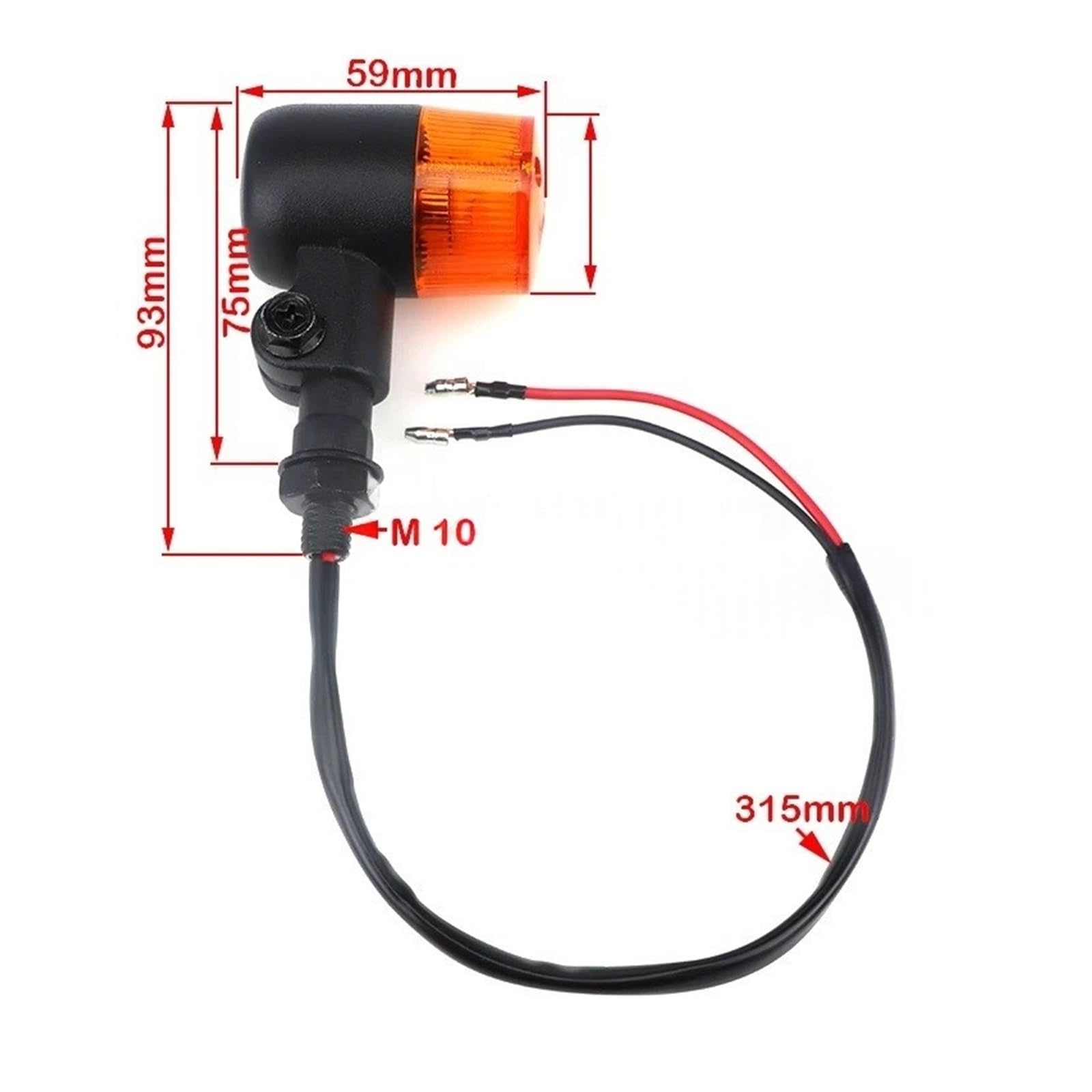 Luci Direzione Moto 1 Paio 12 V Universale Nero Chromer Indicatore Di Direzione Per Moto Fuoristrada Parti Luminoso Lampeggiatore Luci Segnali