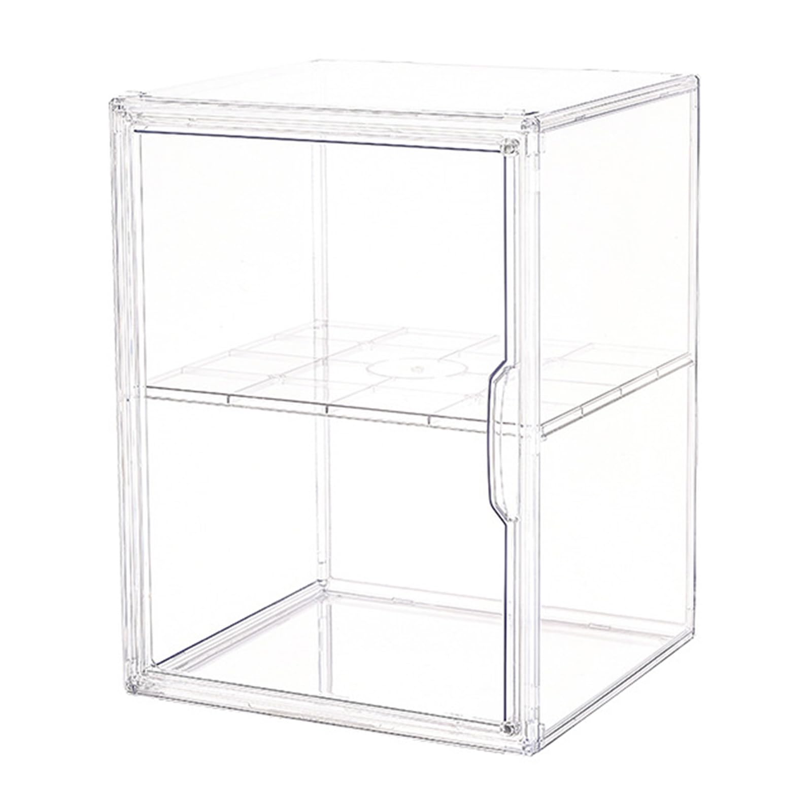 PANGBOER Vitrina a prueba de polvo para figuras de acción coleccionables y juguetes, caja organizadora grande con PET de fácil montaje, vitrina transparente para coleccionables, a prueba de polvo