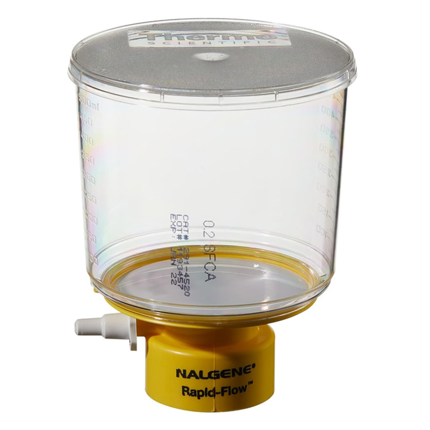 Nalgene Thermo Scientific 291-4520 MF75 Filtre pour flacon, SFCA, GL 45, 0,2 µ, 500 ml (paquet de 12)
