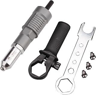 lanema HighHardness Kit de conversão de rebitadeira de alumínio rebitador elétrico ferramenta manual de liga de aço rebitadeira