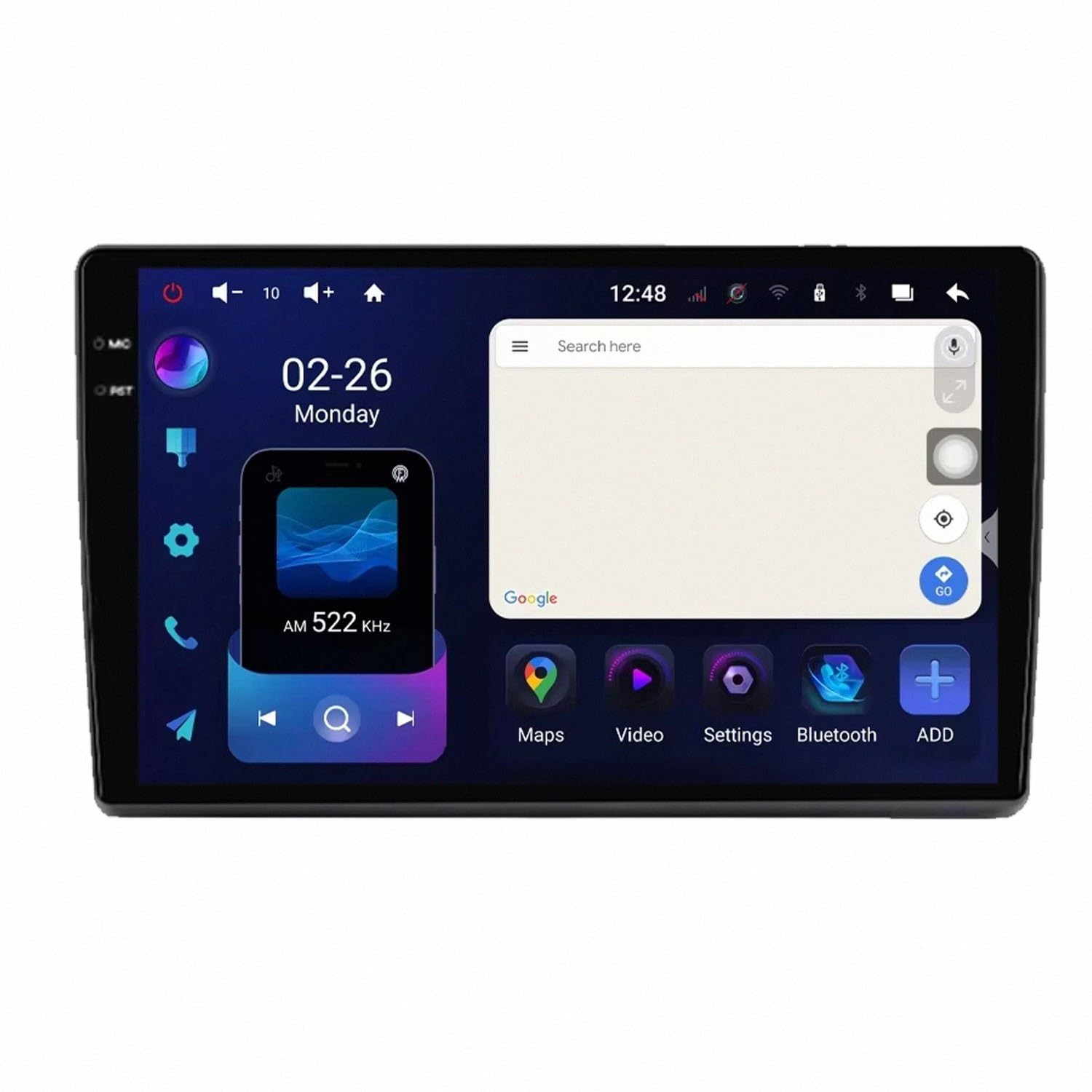 Pantalla táctil para coche Ford Mustang 2010 con Mirror Link y mapas GPS 8