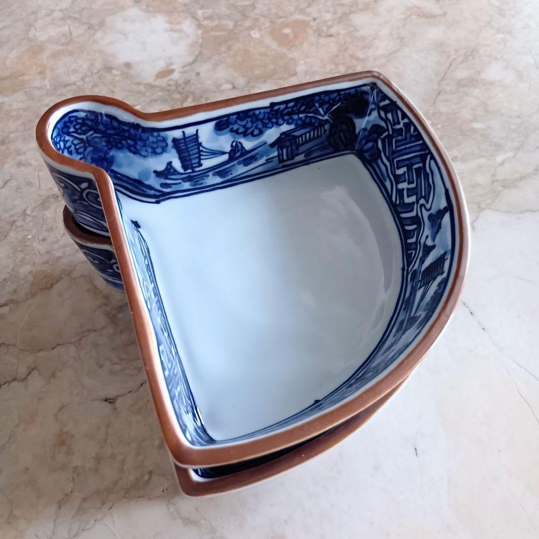 【新品未使用品】清水焼・京焼☆京泉☆扇面皿☆四季折々の草花柄☆山水画☆５枚セット Amazon | 清水焼京焼京泉扇面皿四季折々の草花柄山水画5枚セット