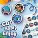 30 x Edible Cupcake Toppers – Ocean Explorer Inspired Collection of Edible Cake Decorations | Uncut Edible on Wafer Sheet