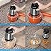 Electric Food Chopper, BESTEK 300W Mini Food Processor, 5-Cup Glass Bowl Grinder for Meat, Vegetables, Fruit and Nuts with High/Low Speed Choice