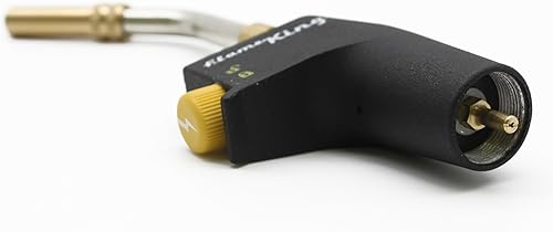 Miniatura 9 de Flame King FK4500CGA Cabezal de Antorcha de Propano de Alta Intensidad para Soldadura, Calafateado, Fontanería, Iluminación de Carbón/Fogatas